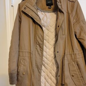 Forever 21 Tan Hooded Jacket